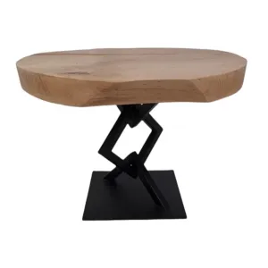 Masă de cafea cu blat din lemn masiv natural T-254