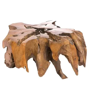 Masă de cafea din rădăcină de tec model TR-1