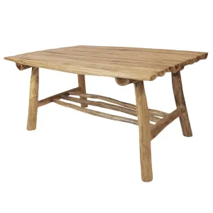 Masă de cafea cu blat din lemn de tec, model T-160