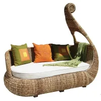 Canapea extensibilă GONDOLA din material Abaka Canapea extensibilă GONDOLA din material Abaka