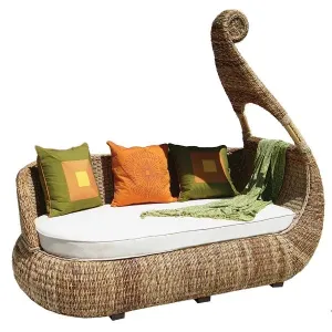 Canapea extensibilă GONDOLA din material Abaka