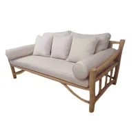 Canapea extensibilă din lemn de tec model SB-3 Canapea extensibilă din lemn de tec model SB-3