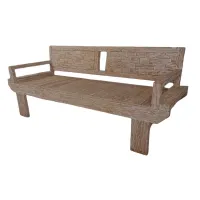 Canapea din lemn de tec indonezian, model BALI Canapea din lemn de tec indonezian, model BALI