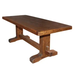 Masă monahală de sufragerie, realizată din pin 