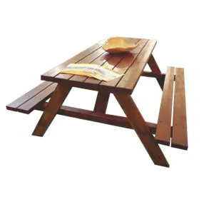 Masă de picnic din lemn de pin