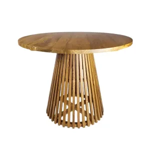 Masă rotundă din lemn de tec model T-700